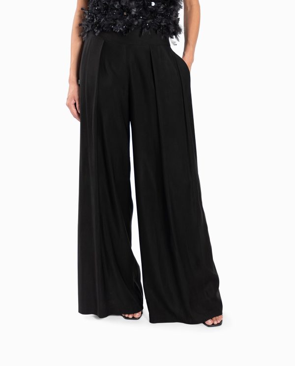 CUSTOM MADE WIDE LEG SUIT PANT